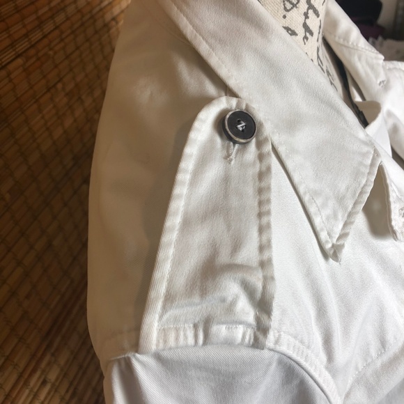 Zara Basic Off White Jacket/ Parka Size L - Picture 6 of 8